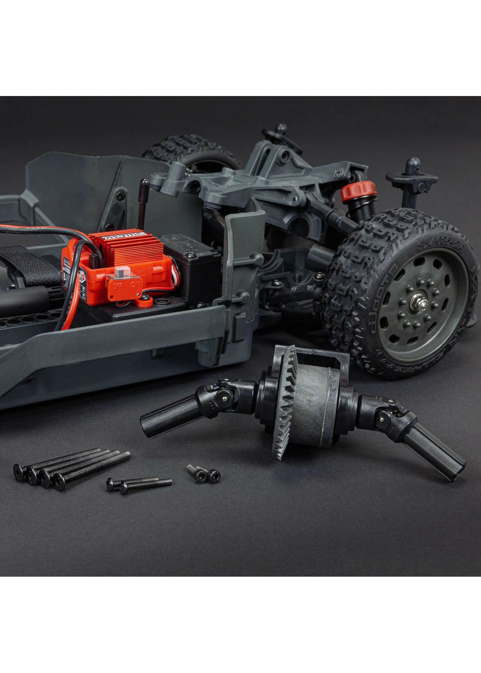 Arrma 1/8 INFRACTION 4X4 MEGA Resto-Mod Truck RTR - Red/Blue 11 Arrma 1/8 INFRACTION 4X4 MEGA Resto-Mod Truck RTR - Red/Blue - Image 9