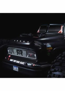 Arrma 1/8 NOTORIOUS 6S V5 4WD BLX Stunt Truck With Spektrum Firma RTR - Black -Rc Car Component Shop arrma 1 8 notorious 6s v5 4wd blx stunt truck with 17