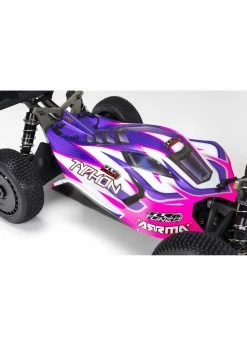 Arrma 1/8 TLR Tuned TYPHON 4WD Roller Buggy - Pink/Purple -Rc Car Component Shop arrma 1 8 tlr tuned typhon 4wd roller buggy pink p 3
