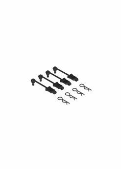 Arrma AR390165 - 1/10 Body Clip Retainer - Black (4)