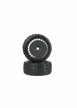 Arrma ARA550097 - DBoots Katar T Belted 6S Tire Set Glued - Black (2)