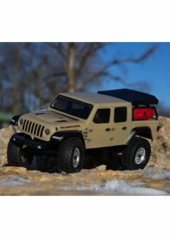 Axial 1/24 SCX24 Jeep JT Gladiator 4WD Rock Crawler Brushed RTR - Beige -Rc Car Component Shop axial 1 24 scx24 jeep jt gladiator 4wd rock crawle 23