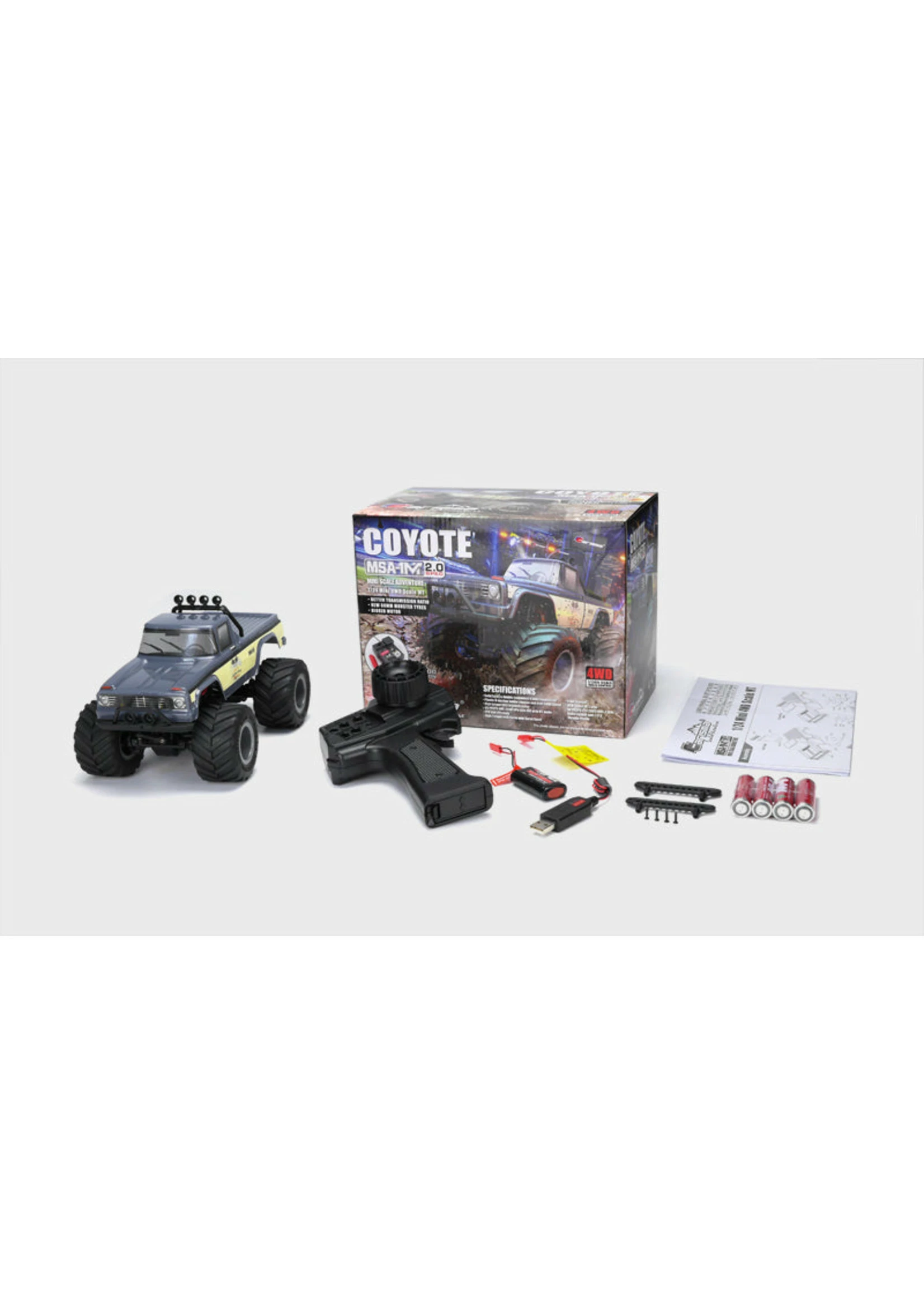 Carisma 85968 - 1/24 MSA-1MT 2.0 Spec Coyote 4WD - RTR 8 Carisma 85968 - 1/24 MSA-1MT 2.0 Spec Coyote 4WD - RTR - Image 6