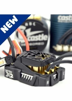 Castle Creations 010017101 - Mamba Micro X2 Crawler, Waterproof Sensored Combo W/1900Kv - Slate