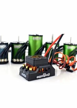 Castle Creations SE10016611 - 1/10 Copperhead 1410-3800Kv 5mm SHAFT Sensored Brushless ESC/Motor Combo
