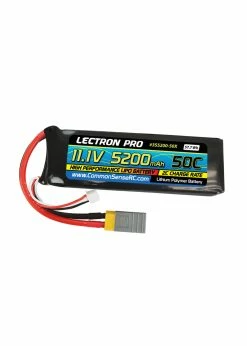 COMMON SENSE RC 3S5200-50X - 11.1V 5200mAh 50C Lipo Battery With XT60 Connector + CSRC Adapter