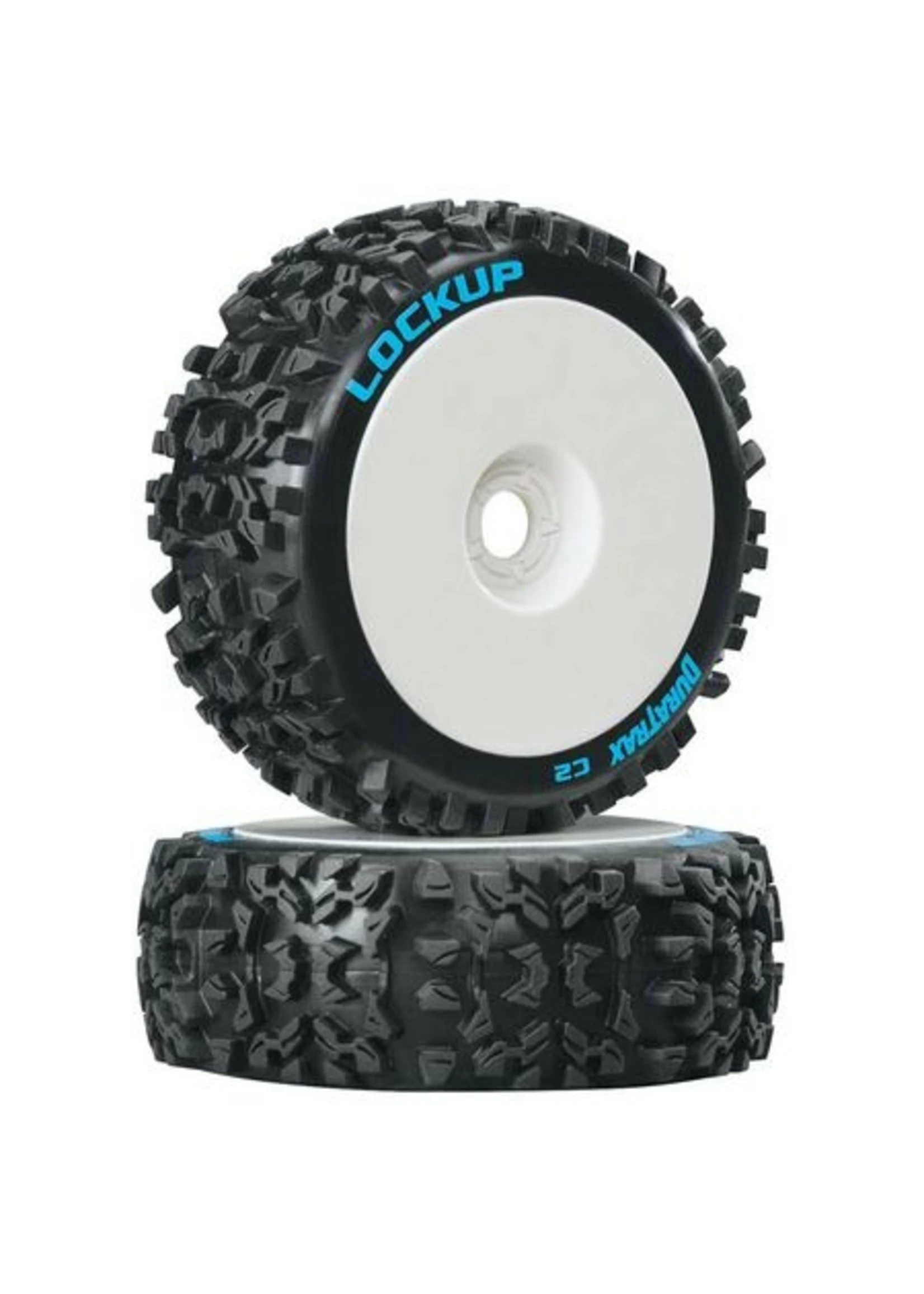 Duratrax DTXC3615 - Lockup 1/8 C2 Mounted Buggy Tires - White 3 Duratrax DTXC3615 - Lockup 1/8 C2 Mounted Buggy Tires - White