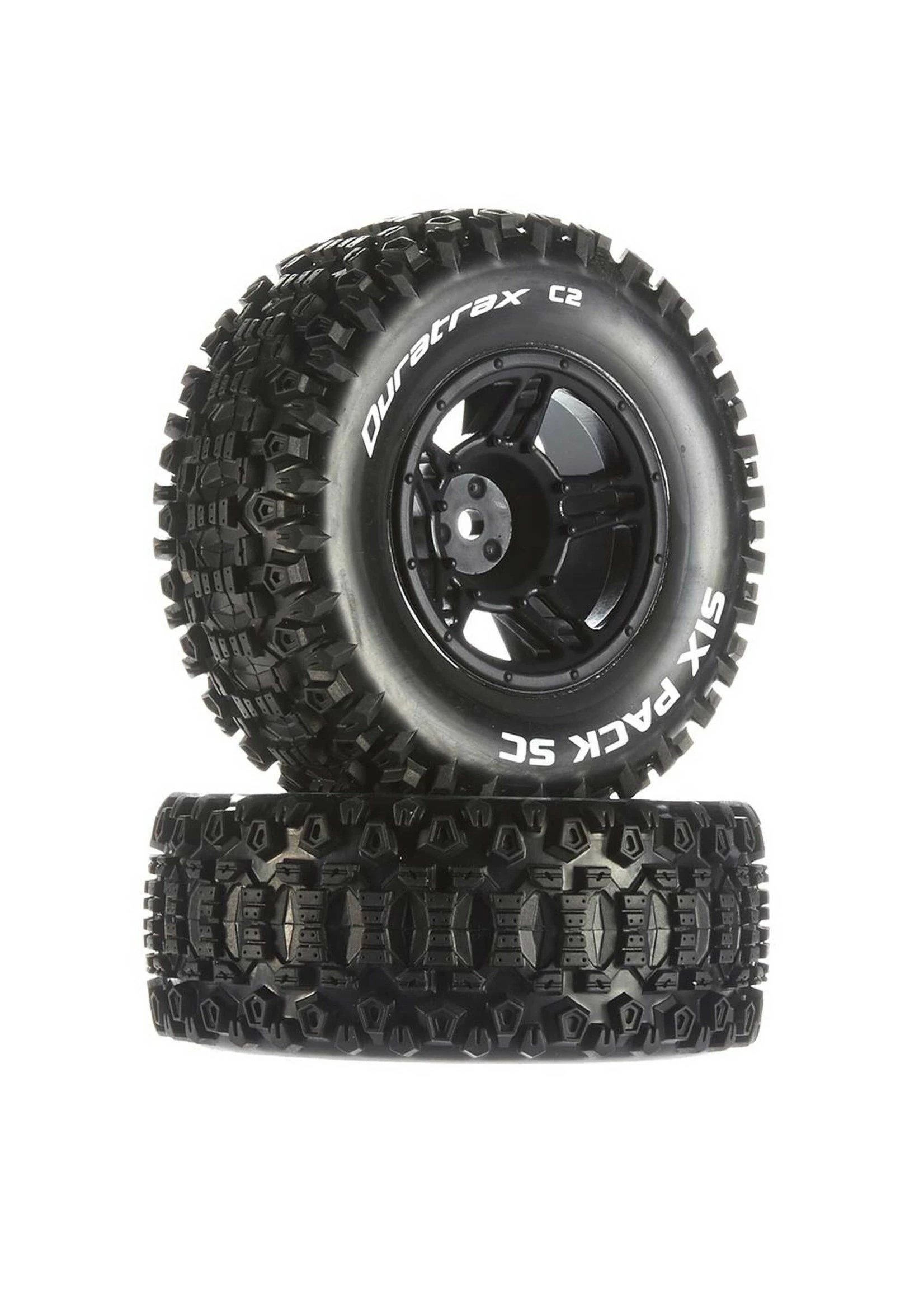Duratrax DTXC3860 - Six-Pack SC C2 Mounted Tires: Traxxas Slash Front 3 Duratrax DTXC3860 - Six-Pack SC C2 Mounted Tires: Traxxas Slash Front