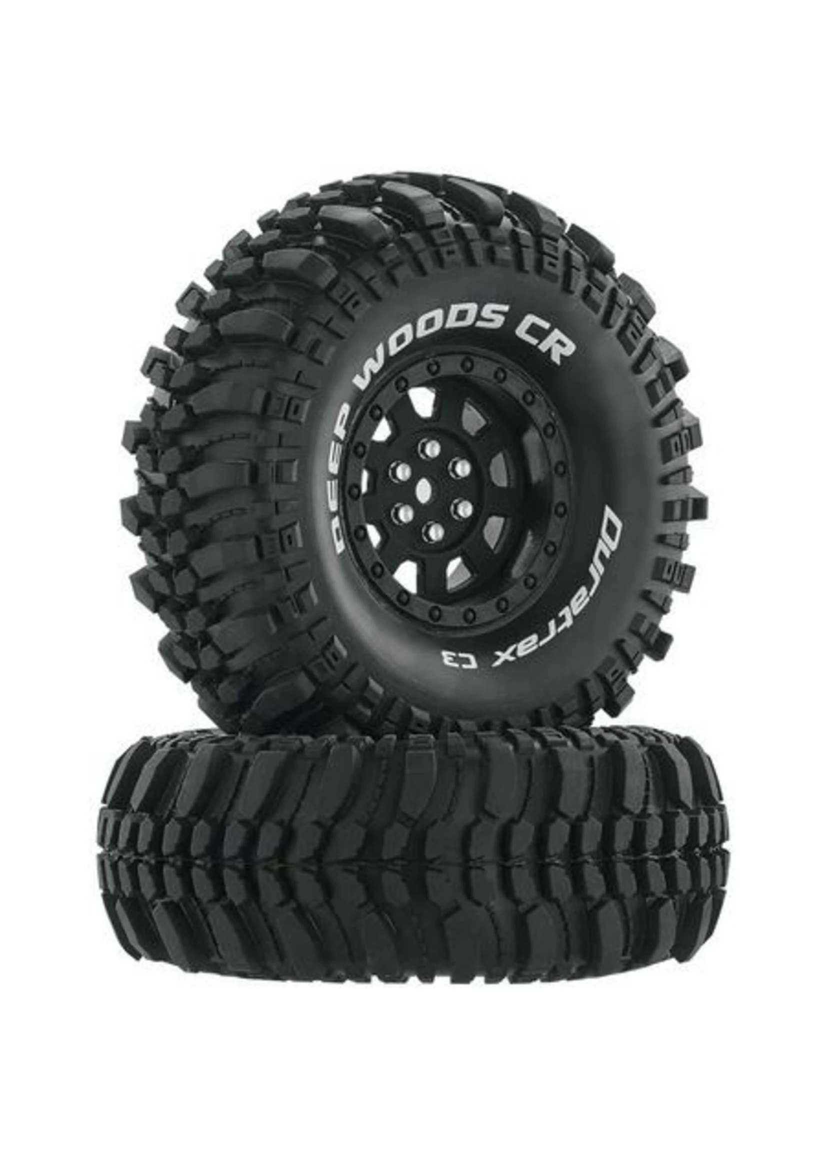 Duratrax DTXC4026 - Deep Woods CR C3 Mounted 1.9" Crawler Tires - Black 3 Duratrax DTXC4026 - Deep Woods CR C3 Mounted 1.9" Crawler Tires - Black