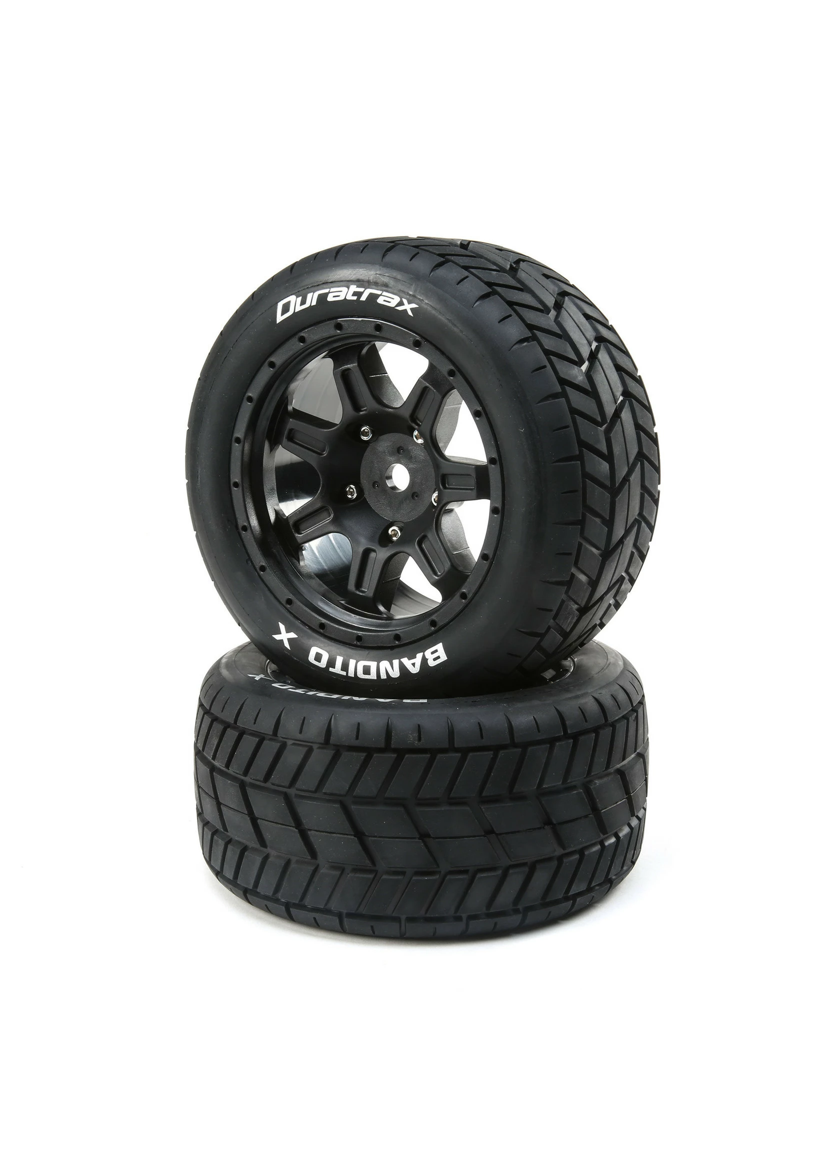 Duratrax DTXC5500 - Bandito X Belted Mounted Tires 24mm - Black 3 Duratrax DTXC5500 - Bandito X Belted Mounted Tires 24mm - Black