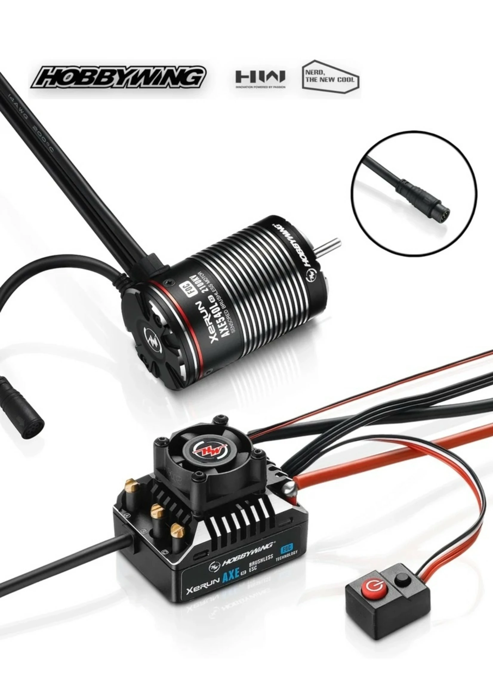 Hobbywing 38020312 - XERUN AXE 540L R2 System (2100kv Combo) 3 Hobbywing 38020312 - XERUN AXE 540L R2 System (2100kv Combo)