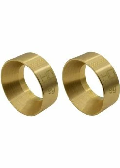 Hot Racing ASXTF2612H - 9g Brass KMC Machete Wheel Weights: SCX24