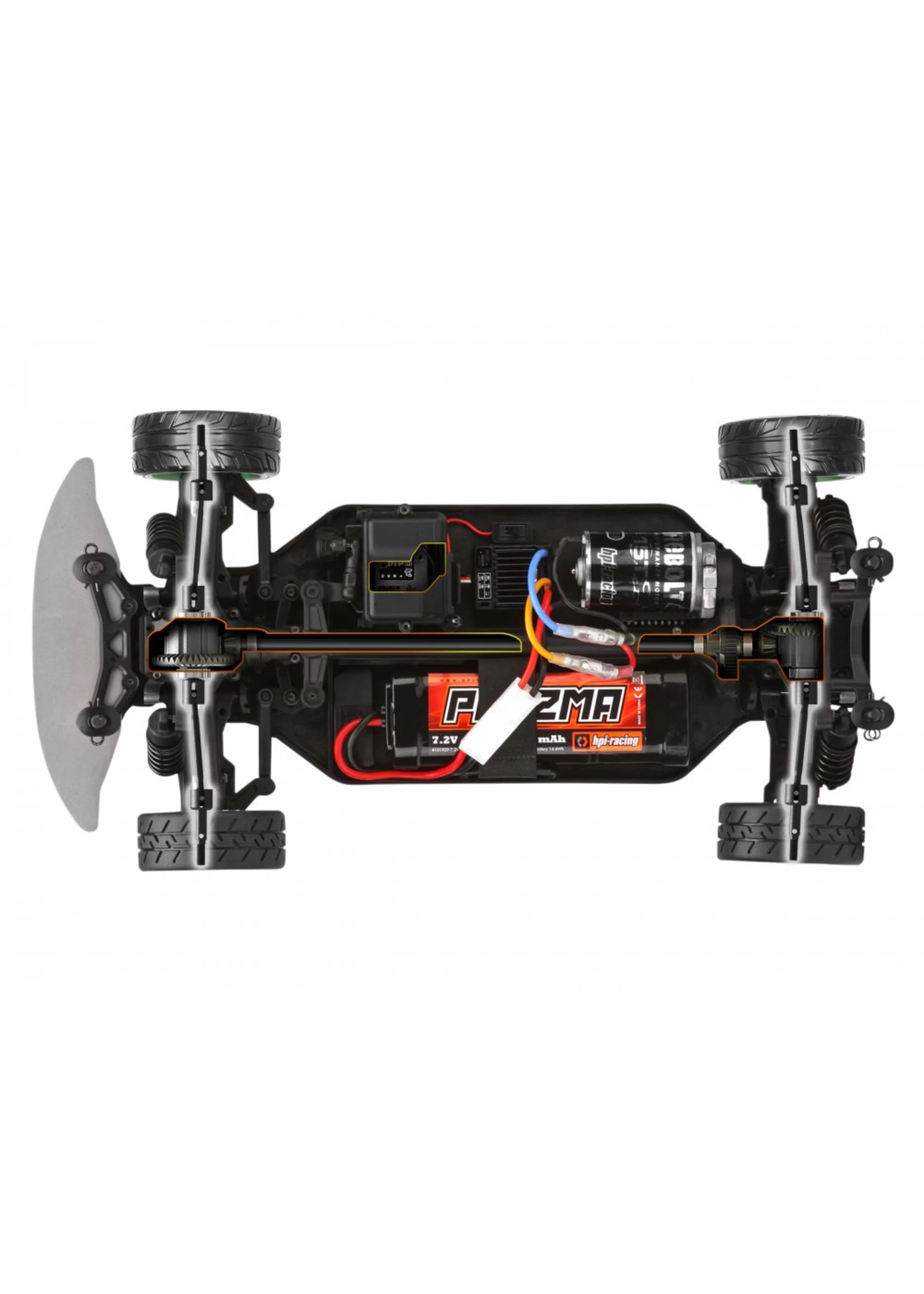 HPI 120094 - Sport 3 Drift VGJR Fun Haver, Ford Mustang V2 6 HPI 120094 - Sport 3 Drift VGJR Fun Haver, Ford Mustang V2 - Image 4