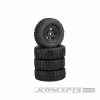 JCONCEPTS 4022-35911 - Landmines 1.0", Pre-Mounted SCX24 -Rc Car Component Shop jconcepts 4022 35911 landmines 10 pre mounted scx2