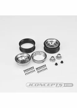 JCONCEPTS JCO3389C - Colt 1.9" Beadlock Wheel With Cap - Chrome (2pcs)