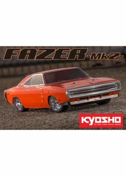 Kyosho 1/10 Fazer 1/10 Fazer Mk2 1970 Dodge Charger Hemi Orange - Readyset1970 Dodge Charger Hemi Orange -Rc Car Component Shop kyosho 1 10 fazer 1 10 fazer mk2 1970 dodge charge 3