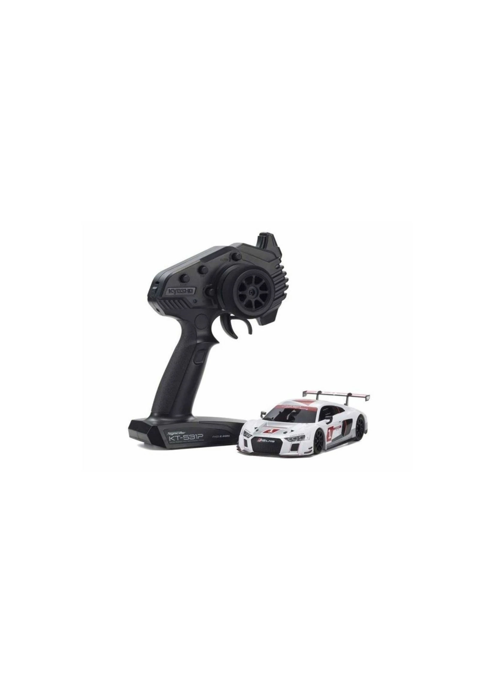 Kyosho 32344AS - MINI Z RWD Audi R8 LMS 2015, White - Readyset 3 Kyosho 32344AS - MINI Z RWD Audi R8 LMS 2015, White - Readyset