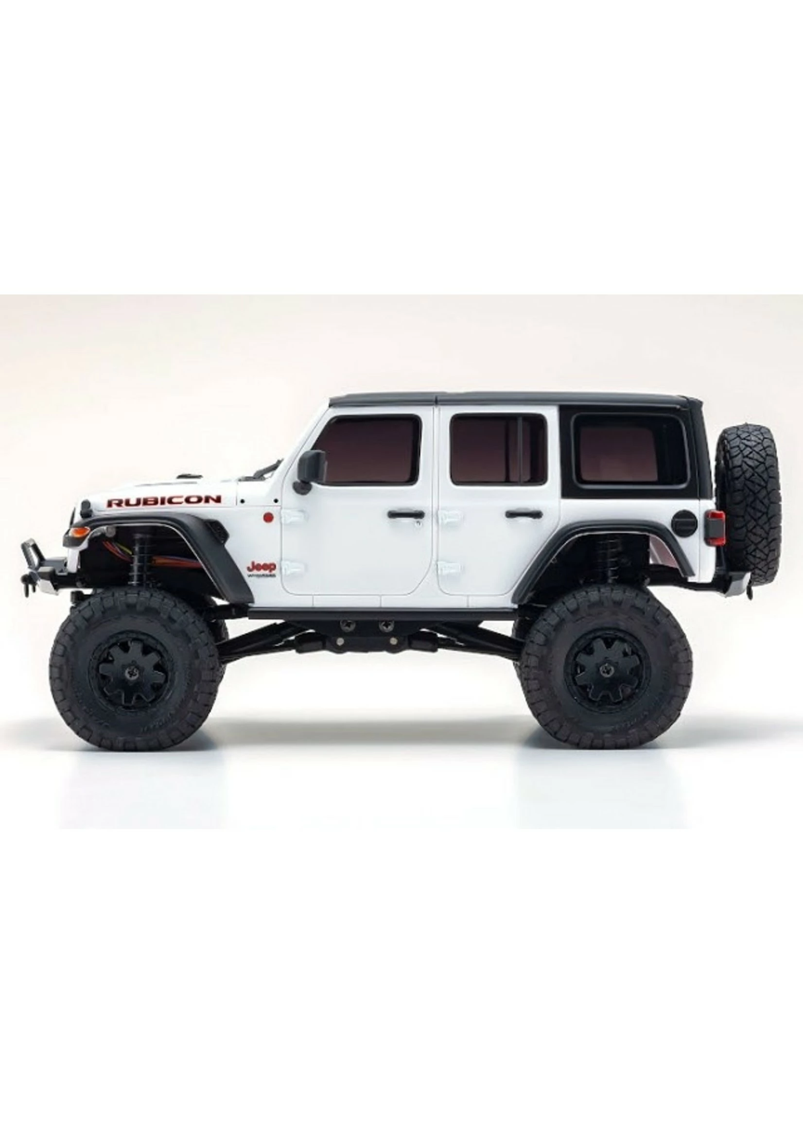 Kyosho 32521W - MINI-Z 4×4 Jeep Wrangler Unlimited Rubicon Readyset - Bright White 6 Kyosho 32521W - MINI-Z 4×4 Jeep Wrangler Unlimited Rubicon Readyset - Bright White - Image 4
