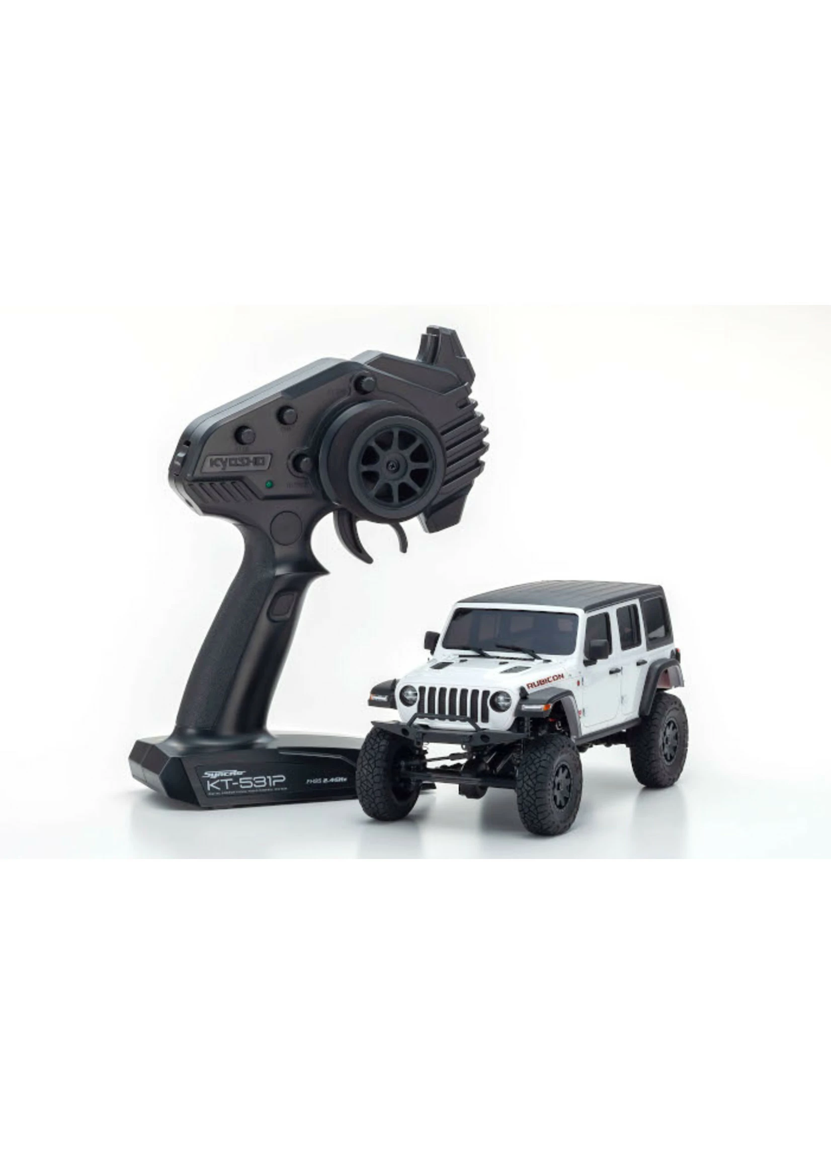 Kyosho 32521W - MINI-Z 4×4 Jeep Wrangler Unlimited Rubicon Readyset - Bright White 3 Kyosho 32521W - MINI-Z 4×4 Jeep Wrangler Unlimited Rubicon Readyset - Bright White