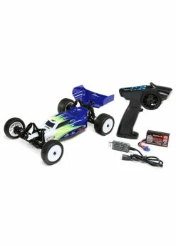 LOSI 1/16 Mini-B Brushed 2WD RTR Buggy - Blue/White -Rc Car Component Shop losi 1 16 mini b brushed 2wd rtr buggy blue white 7
