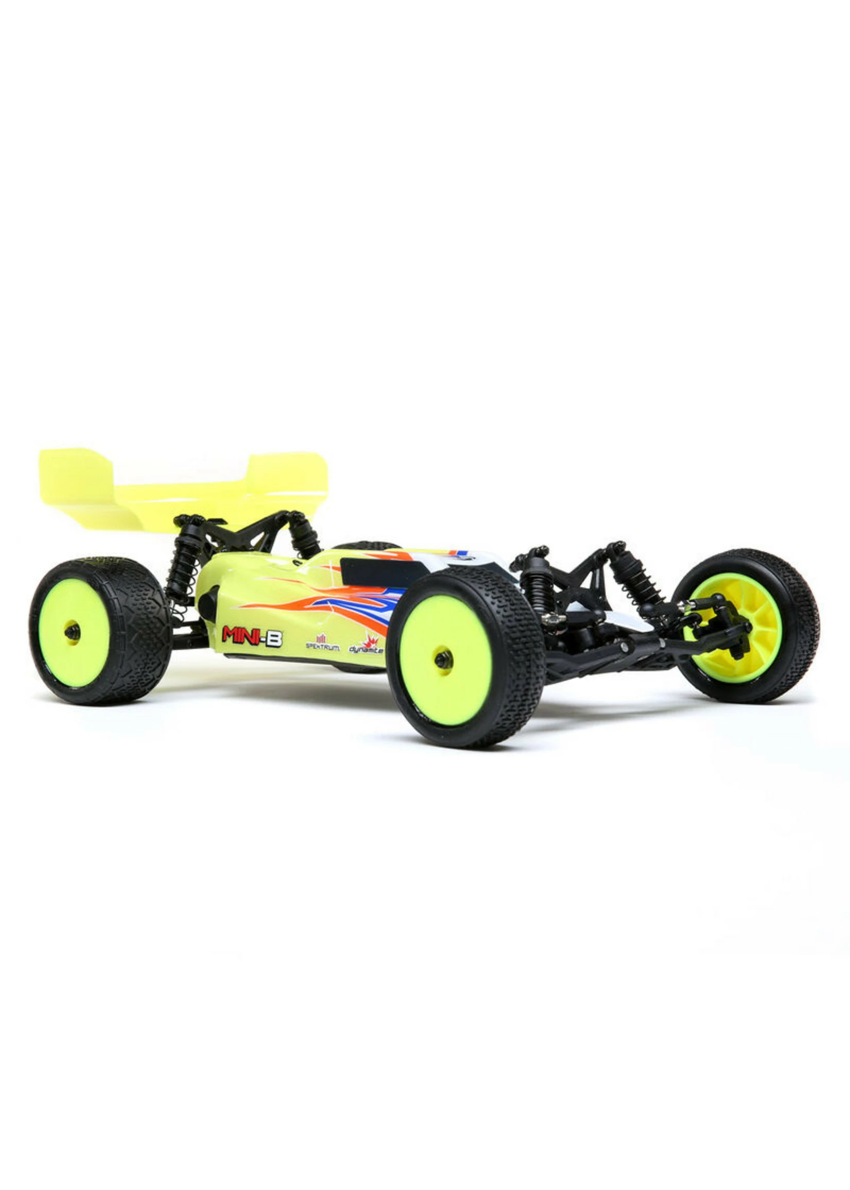LOSI 1/16 Mini-B Brushed 2WD RTR Buggy - Yellow/White 5 LOSI 1/16 Mini-B Brushed 2WD RTR Buggy - Yellow/White - Image 3