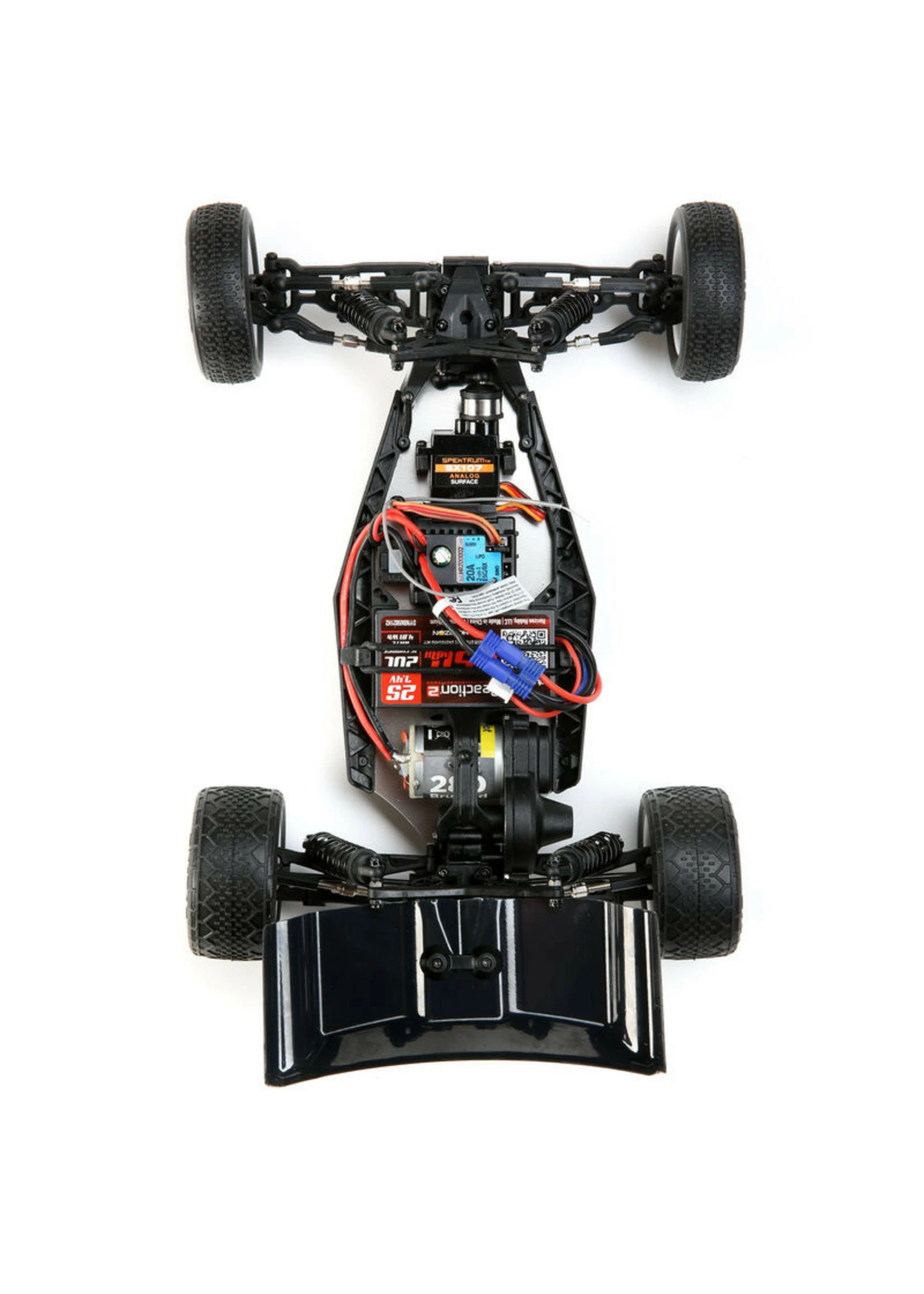 LOSI 1/16 Mini-B Brushed 2WD RTR Buggy - Yellow/White 11 LOSI 1/16 Mini-B Brushed 2WD RTR Buggy - Yellow/White - Image 9