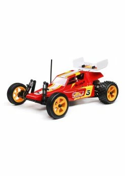 LOSI 1/16 Mini JRX2 2WD Buggy Brushed RTR - Red