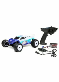 LOSI 1/18 Mini-T 2.0 2WD RTR Brushless Stadium Truck - Blue -Rc Car Component Shop losi 1 18 mini t 20 2wd rtr brushless stadium truc 6