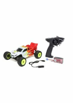 LOSI 1/18 Mini-T 2.0 2WD Stadium Truck RTR, Red/White
