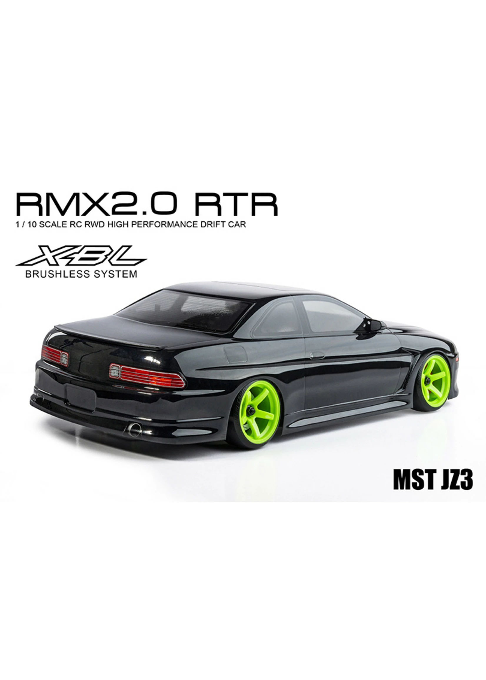 MST 1/10 RMX 2.0 2WD Brushless RTR Drift Car JZ3 Body - Black 4 MST 1/10 RMX 2.0 2WD Brushless RTR Drift Car JZ3 Body - Black - Image 2