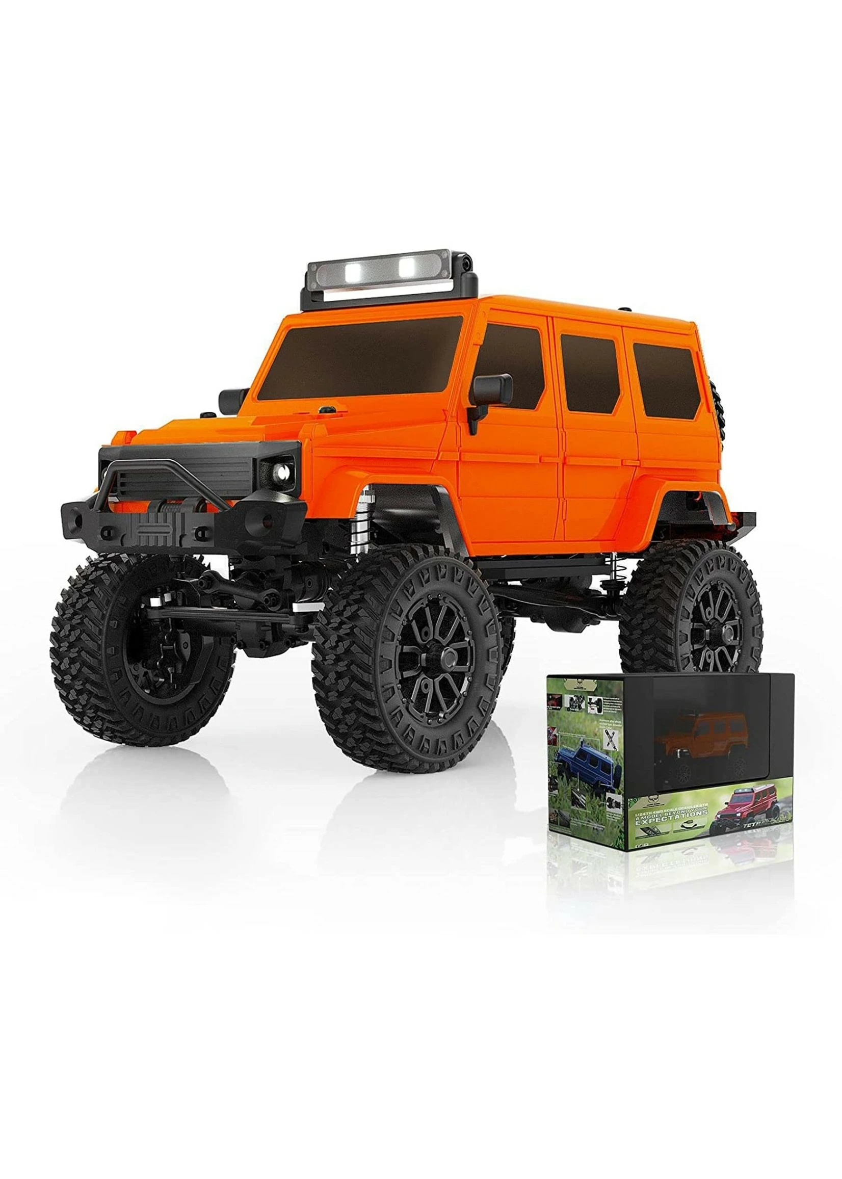 Panda 1/24 Tetra24 X3 Portal Edition RTR Scale Mini Crawler - Orange 3 Panda 1/24 Tetra24 X3 Portal Edition RTR Scale Mini Crawler - Orange