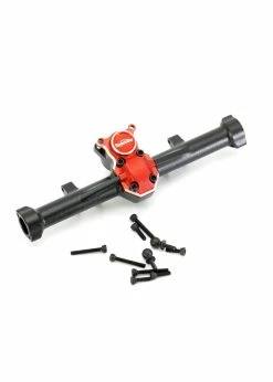 Power Hobby BPHSCX2403 - SCX24 Aluminum Rear Axle Diff Housing W/ Worm Gear Cover