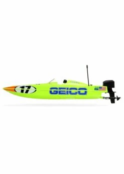 PRO BOAT 08044T1 - Miss GEICO 17" Power Boat Racer Deep-V RTR -Rc Car Component Shop pro boat 08044t1 miss geico 17 power boat racer de 3