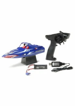 PRO BOAT 8045T2 - Sprintjet 9" Self-Righting Jet Boat Brushed RTR -Blue -Rc Car Component Shop pro boat 8045t2 sprintjet 9 self righting jet boat 4