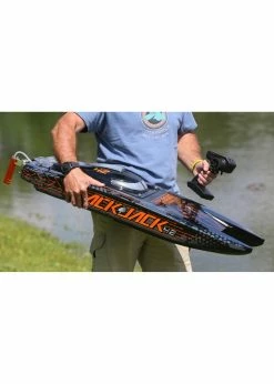 PRO BOAT Lackjack 42" 8S Brushless Catamaran RTR - Black/Orange -Rc Car Component Shop pro boat blackjack 42 8s brushless catamaran rtr b 11