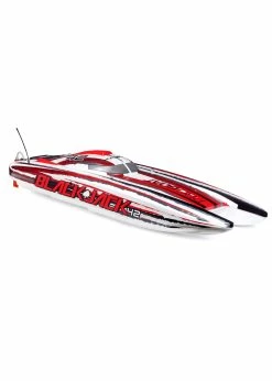 PRO BOAT Lackjack 42" 8S Brushless Catamaran RTR - White/Red -Rc Car Component Shop pro boat blackjack 42 8s brushless catamaran rtr w 3
