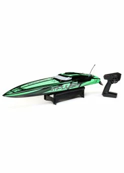 PRO BOAT RB08037T1 - Impulse 32" Brushless Deep-V RTR With Smart - Black/Green