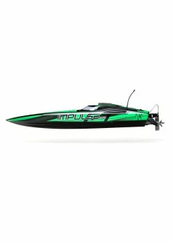 PRO BOAT RB08037T1 - Impulse 32" Brushless Deep-V RTR With Smart - Black/Green -Rc Car Component Shop pro boat prb08037t1 impulse 32 brushless deep v rt 5