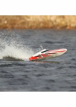 PRO BOAT RB08037T2 - Impulse 32" Brushless Deep-V RTR With Smart - White/Red -Rc Car Component Shop pro boat prb08037t2 impulse 32 brushless deep v rt 10