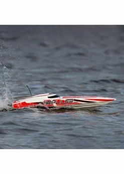 PRO BOAT RB08037T2 - Impulse 32" Brushless Deep-V RTR With Smart - White/Red -Rc Car Component Shop pro boat prb08037t2 impulse 32 brushless deep v rt 11