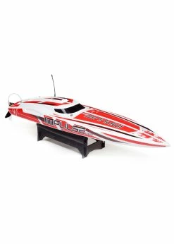 PRO BOAT RB08037T2 - Impulse 32" Brushless Deep-V RTR With Smart - White/Red -Rc Car Component Shop pro boat prb08037t2 impulse 32 brushless deep v rt 2