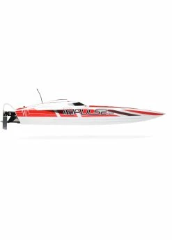 PRO BOAT RB08037T2 - Impulse 32" Brushless Deep-V RTR With Smart - White/Red -Rc Car Component Shop pro boat prb08037t2 impulse 32 brushless deep v rt 6