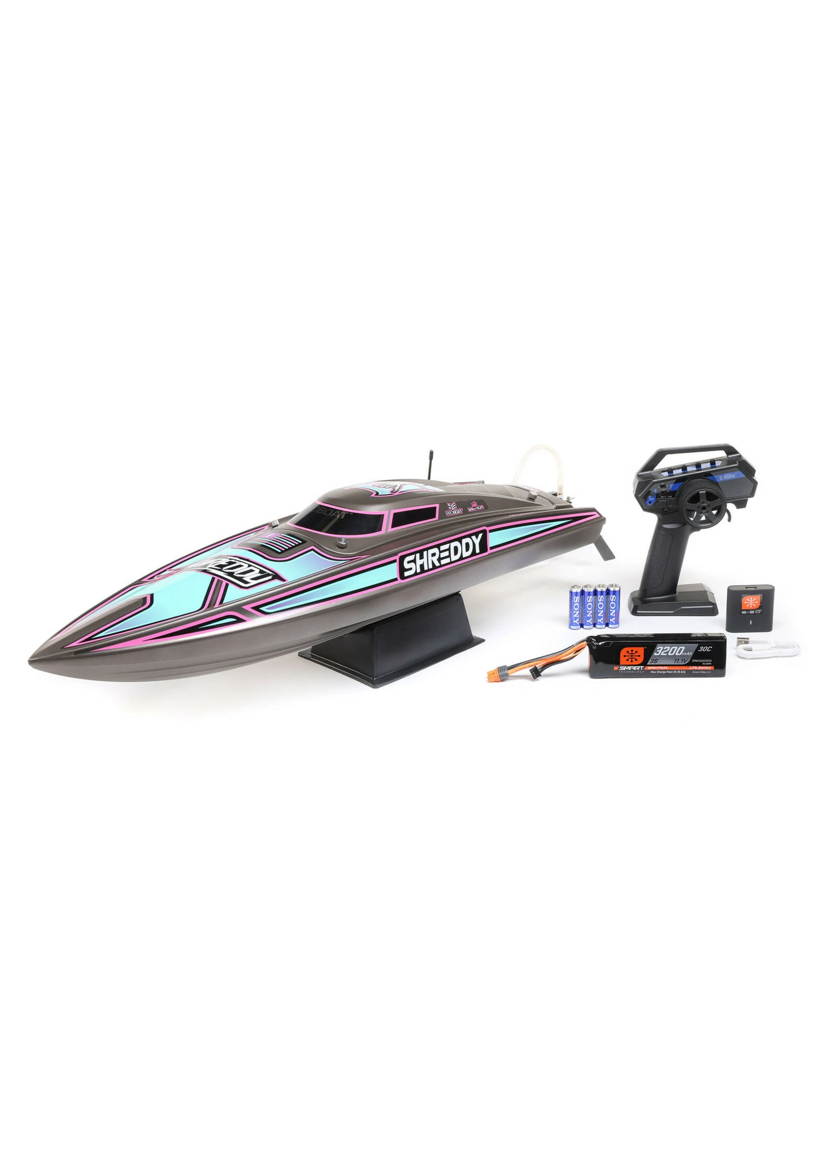 PRO BOAT Recoil 2 26" Self Righting Brushless Deep-V RTR - Shreddy 9 PRO BOAT Recoil 2 26" Self Righting Brushless Deep-V RTR - Shreddy - Image 7