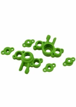 RPM 73164 - Axle Carriers For Traxxas 1/16 E-Revo, Slash, Summit & Rally - Green