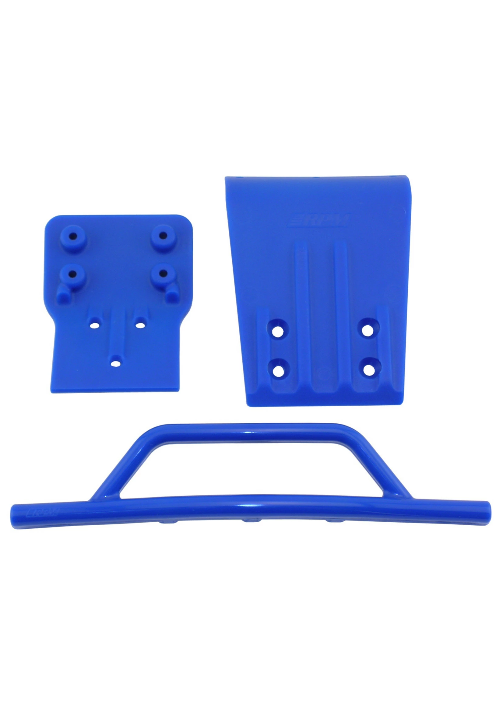 RPM 80025 - Front Bumper & Skid Plate For Traxxas Slash 4X4 - Blue 3 RPM 80025 - Front Bumper & Skid Plate For Traxxas Slash 4X4 - Blue
