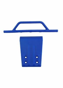 RPM 80955 - Front Bumper & Bumper Skid Plate For Traxxas Slash 2WD - Blue