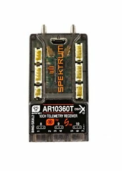 Spektrum AR10360T - DSMX 10-Channel AS3X & SAFE Telemetry Receiver -Rc Car Component Shop spektrum ar10360t dsmx 10 channel as3x safe teleme 4