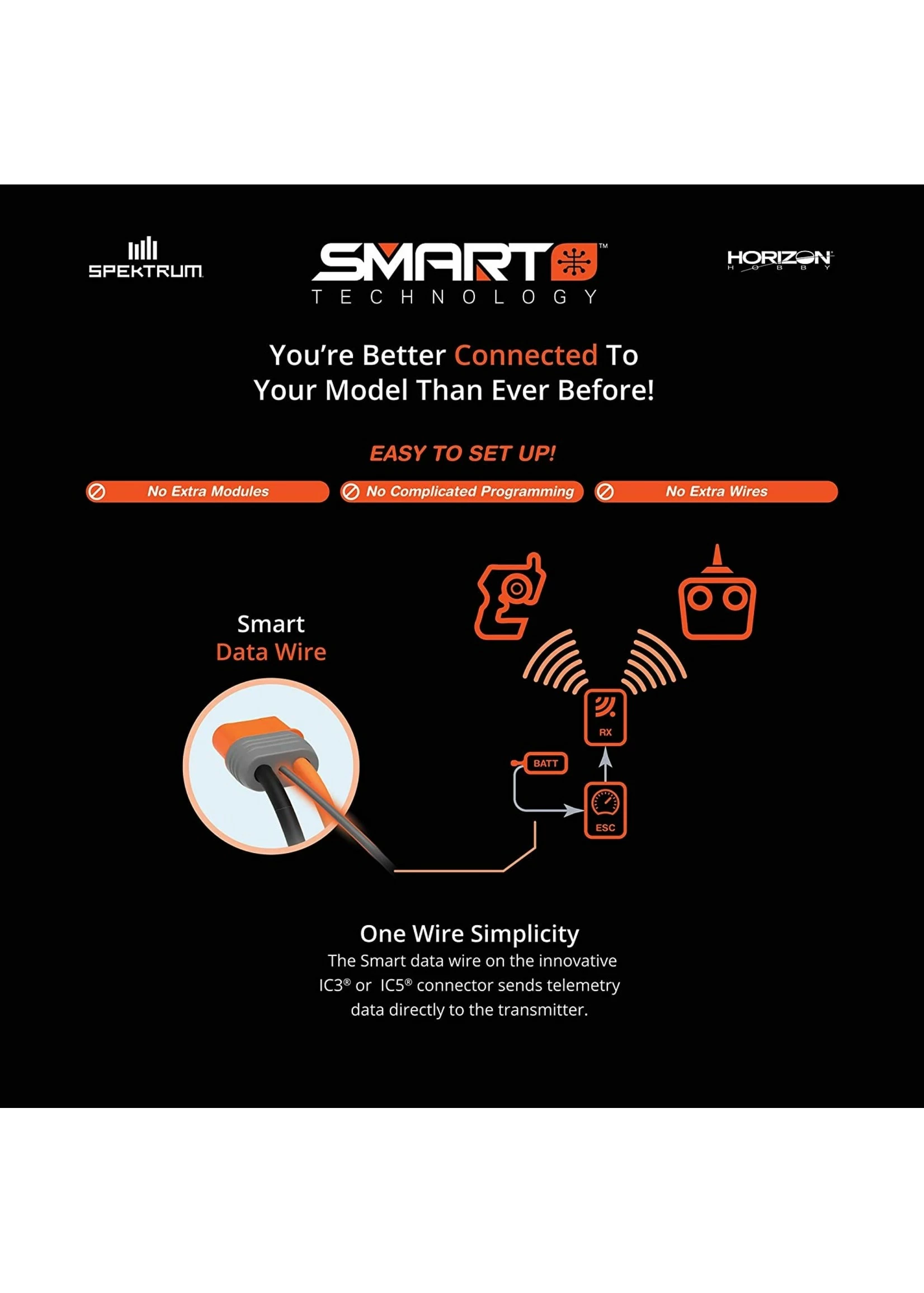 Spektrum SPMXAE1030 - Avian 30Amp Brushless Smart ESC - 3S-6S 5 Spektrum SPMXAE1030 - Avian 30Amp Brushless Smart ESC - 3S-6S - Image 3