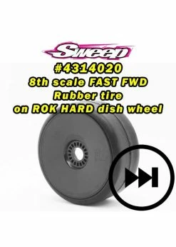 Sweep 4314014 - GT2 Drag 1/8 Belted Black Spoke