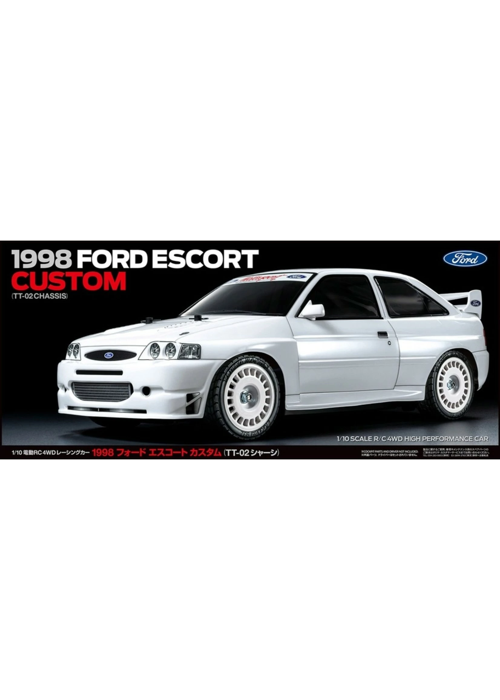 Tamiya 1/10 1998 Ford Escort - TT-02 Chassis Kit 4 Tamiya 1/10 1998 Ford Escort - TT-02 Chassis Kit - Image 2